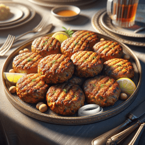 image of shami kabab recipe ready to be served