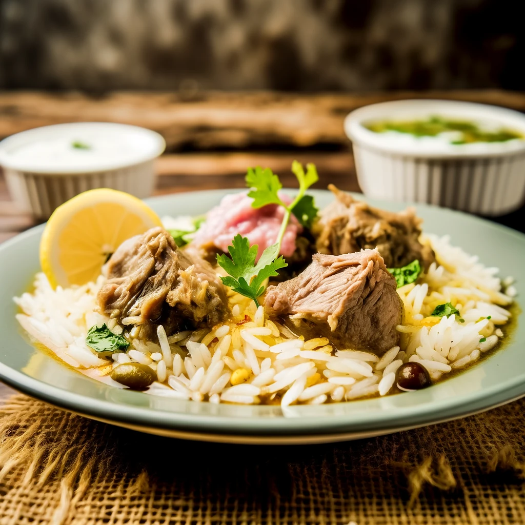 image of lamb pulao recipe ready to be served