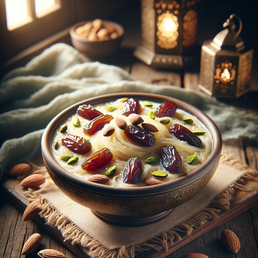 image of sheer khurma recipe ready to be served