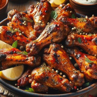 image of BBQ chicken wings recipe