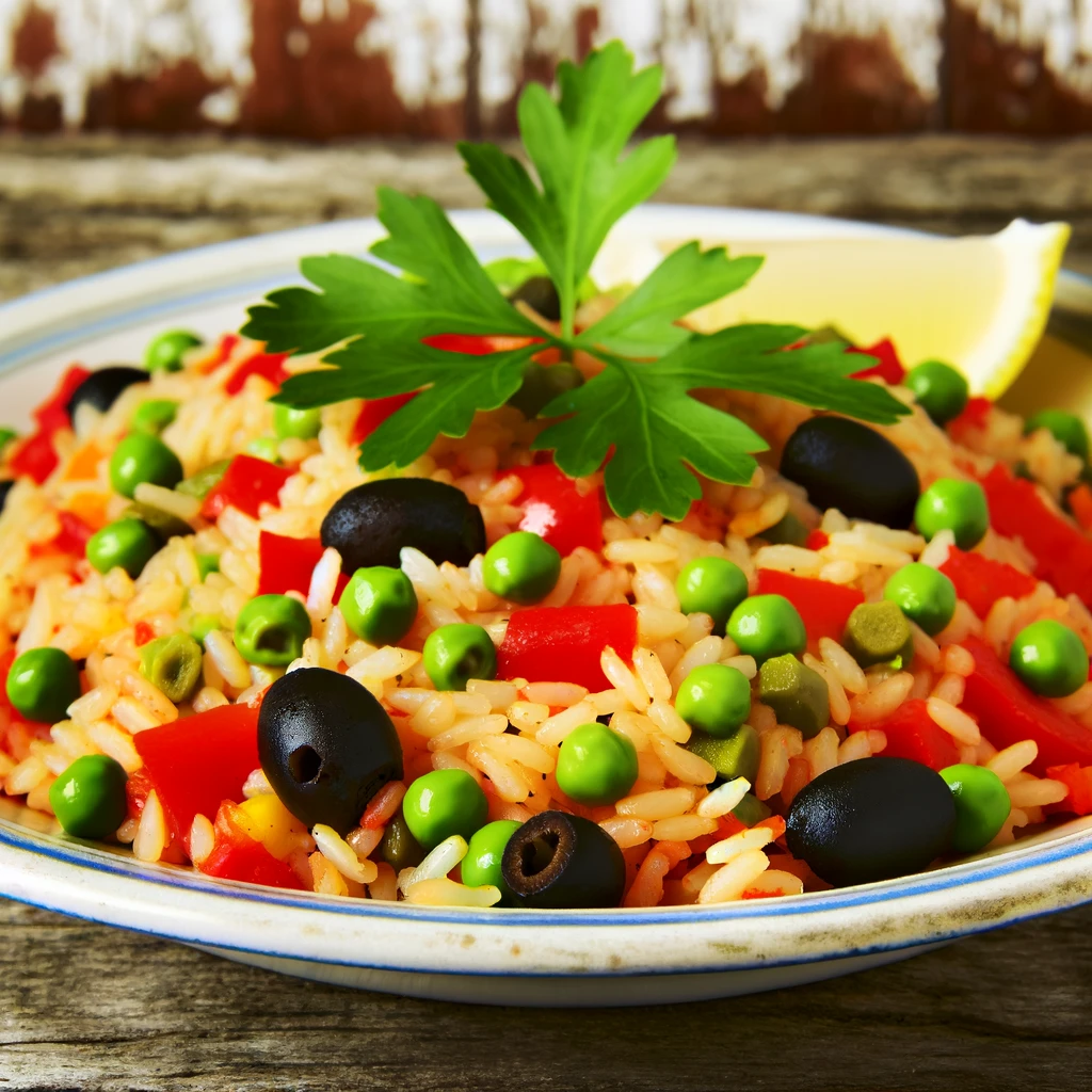 image of Mediterranean Rice recipe ready to be served